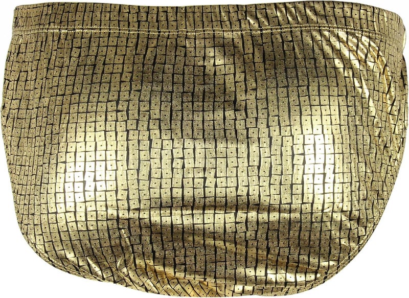INTIMO Mens Gold Squares Print Bikini Brief Underwear - Image 2